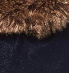 Faux Fur Collar Velvet Jumpsuit image number 2