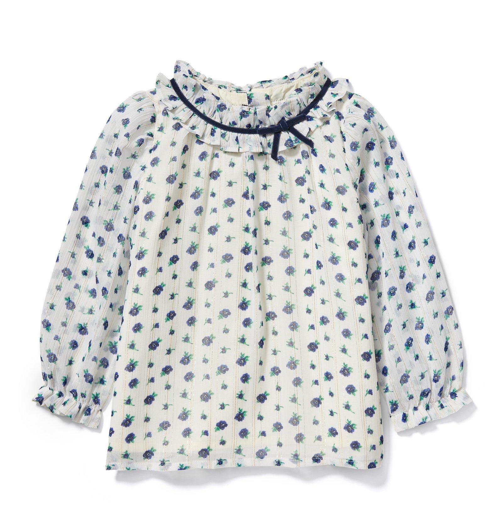 Floral Shimmer Top image number 0
