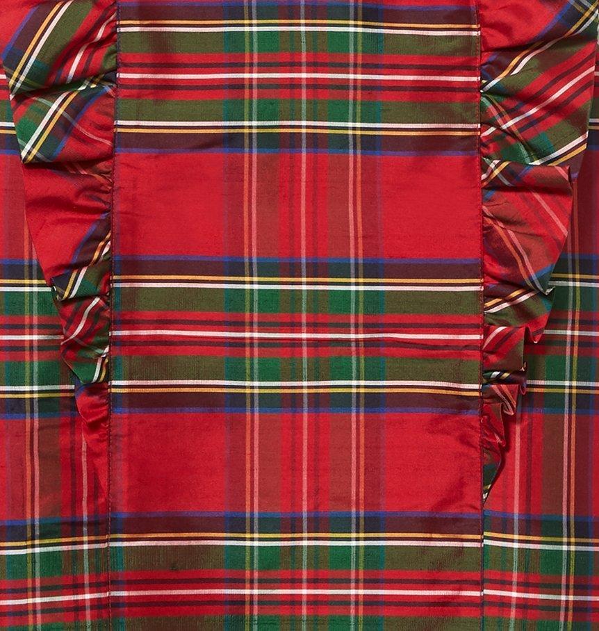 Ruffle Plaid Shift Dress image number 2