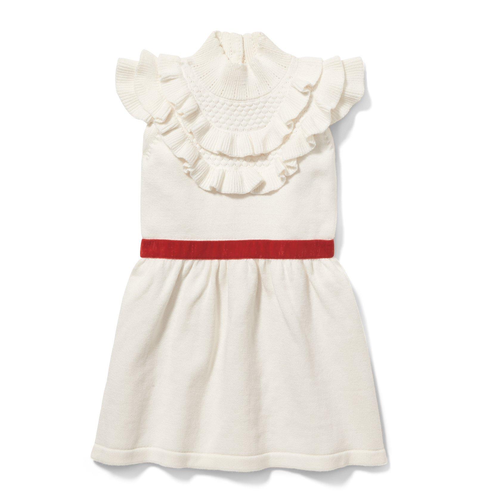 Velvet Belt Sweater Dress image number 0