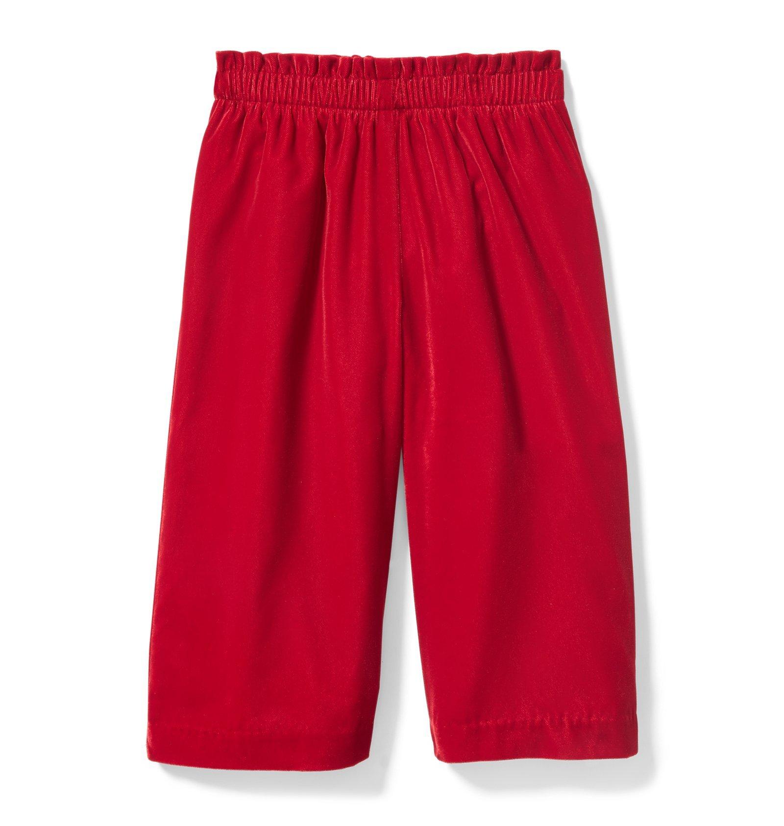 Velvet Wide-Leg Pant image number 0
