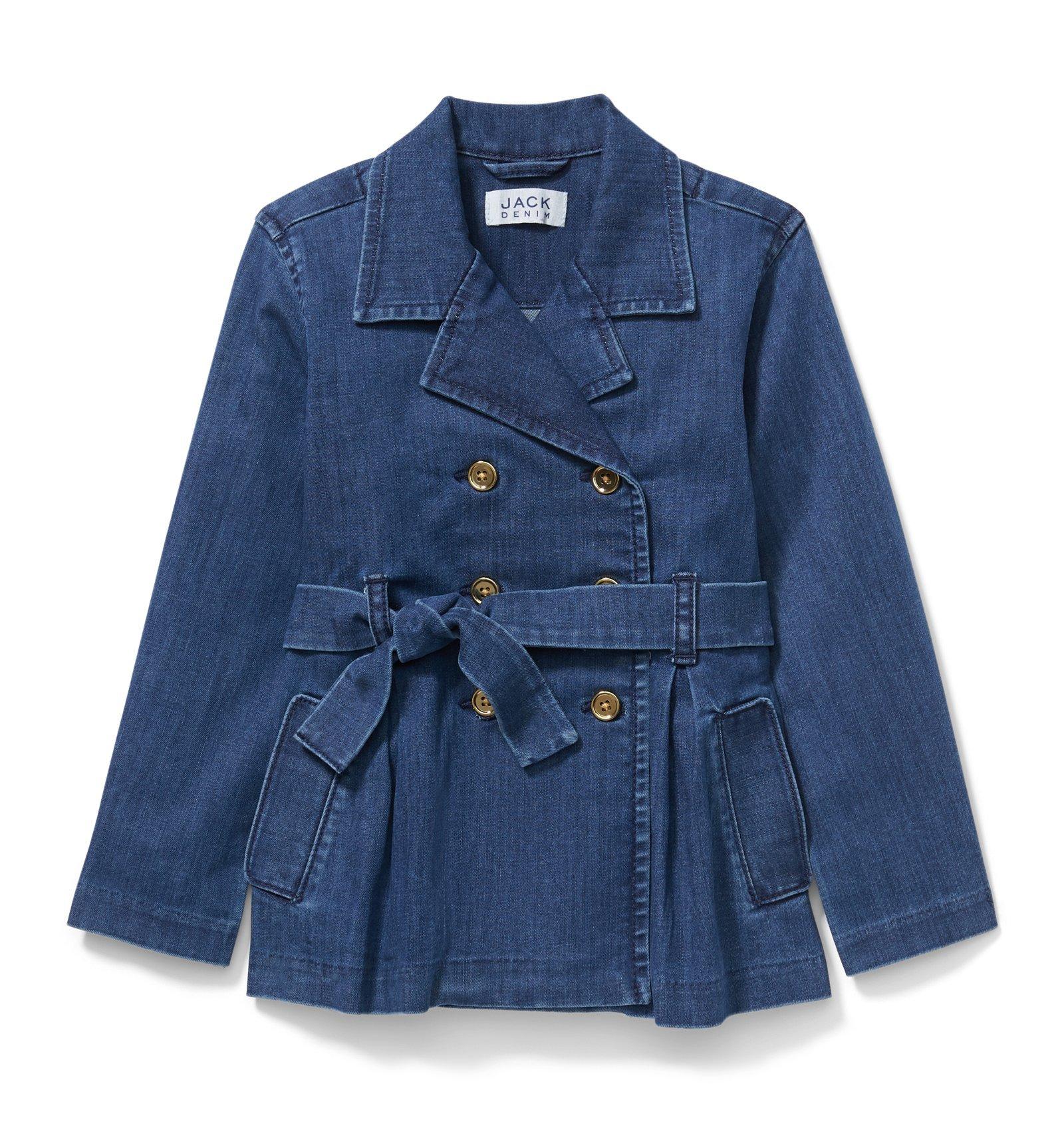 Denim Trench Coat  image number 0