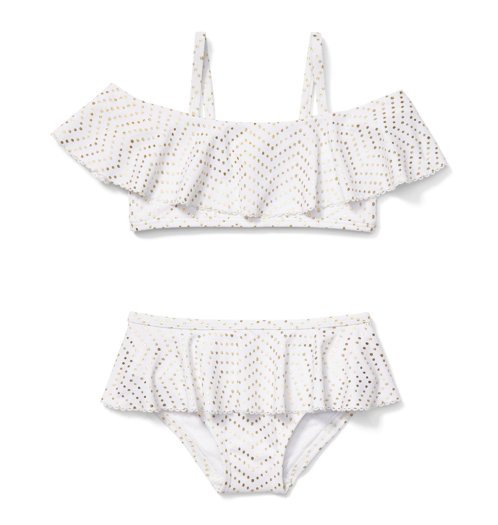 Rachel Zoe Gold Dot 2-Piece Swimsuit image number 0