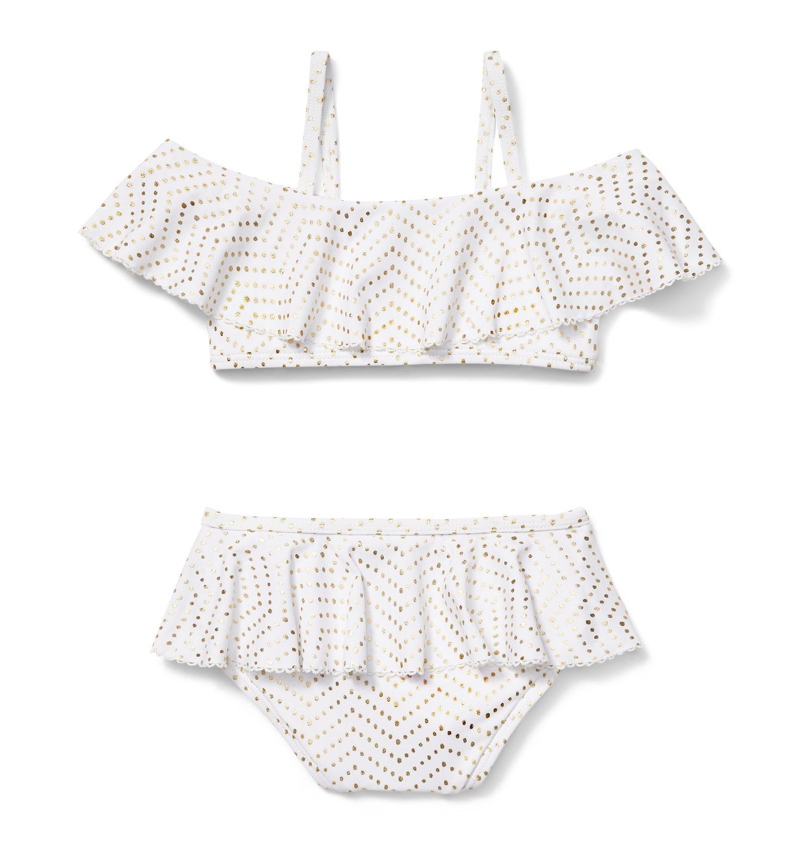 Rachel Zoe Gold Dot 2-Piece Swimsuit image number 1