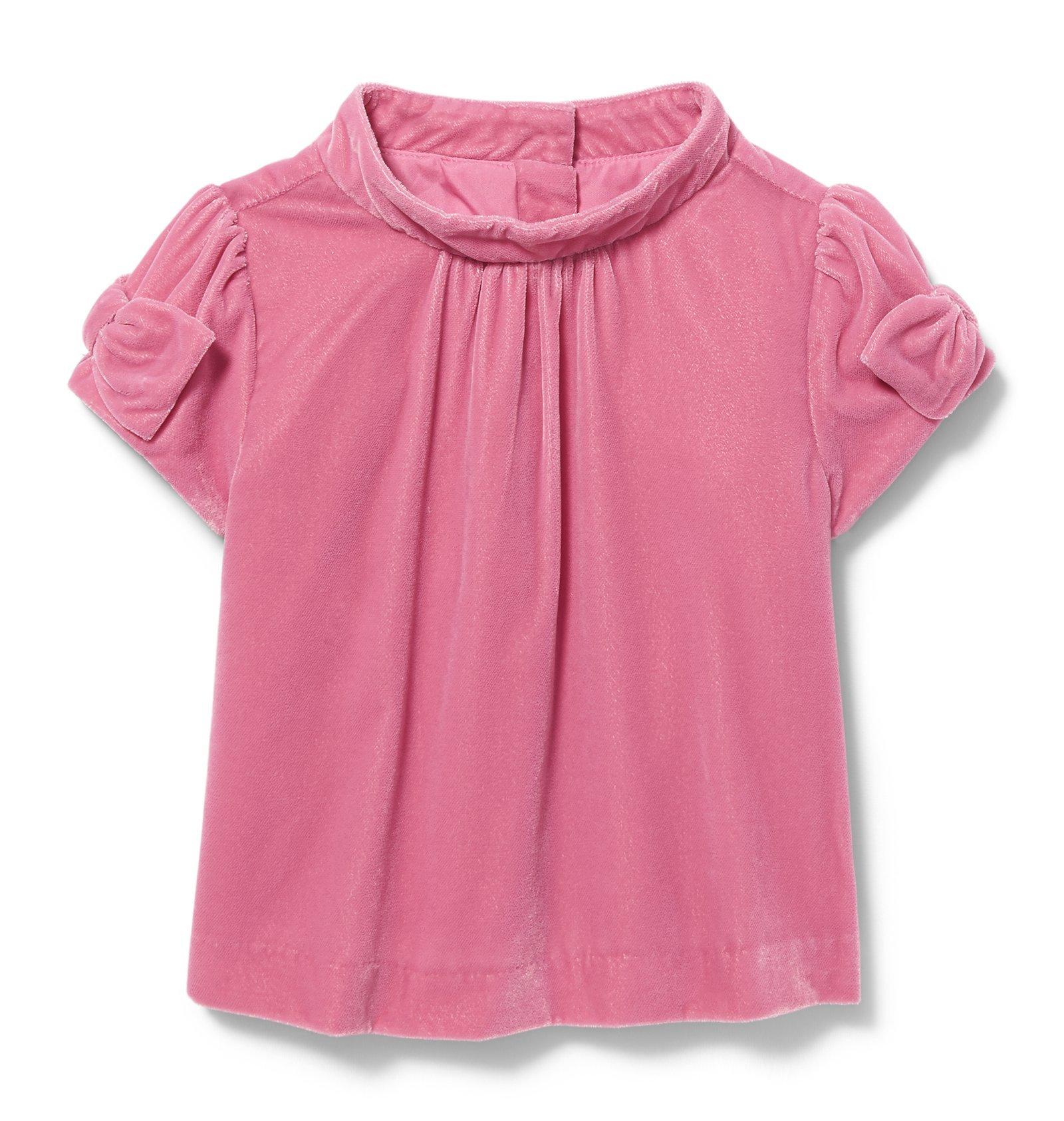 Velvet Bow Sleeve Top image number 0
