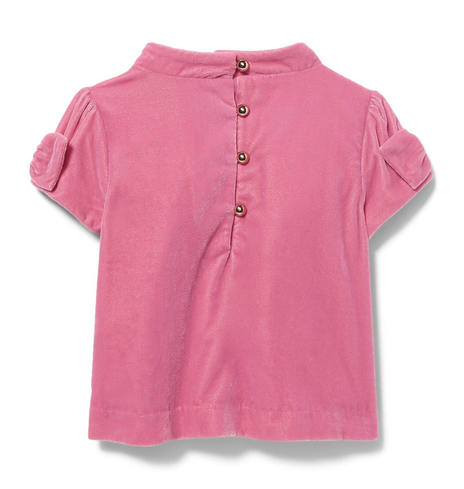 Velvet Bow Sleeve Top image number 1