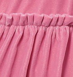 Velvet Tiered Dress  image number 2