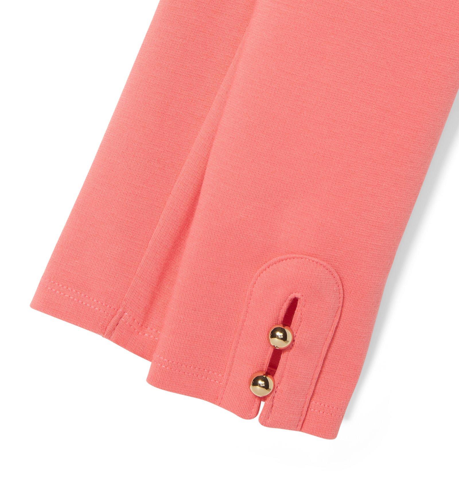 Button-Cuff Ponte Pant image number 1