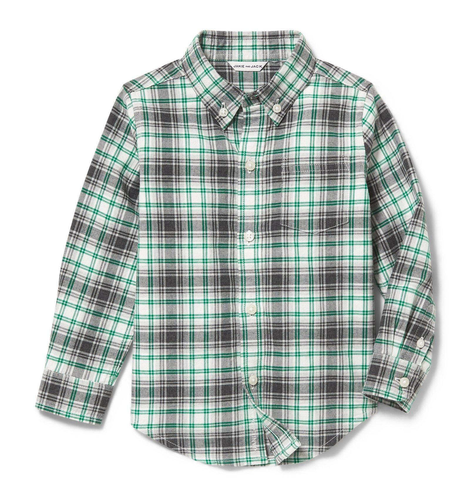 Plaid Brushed Twill Shirt  image number 0