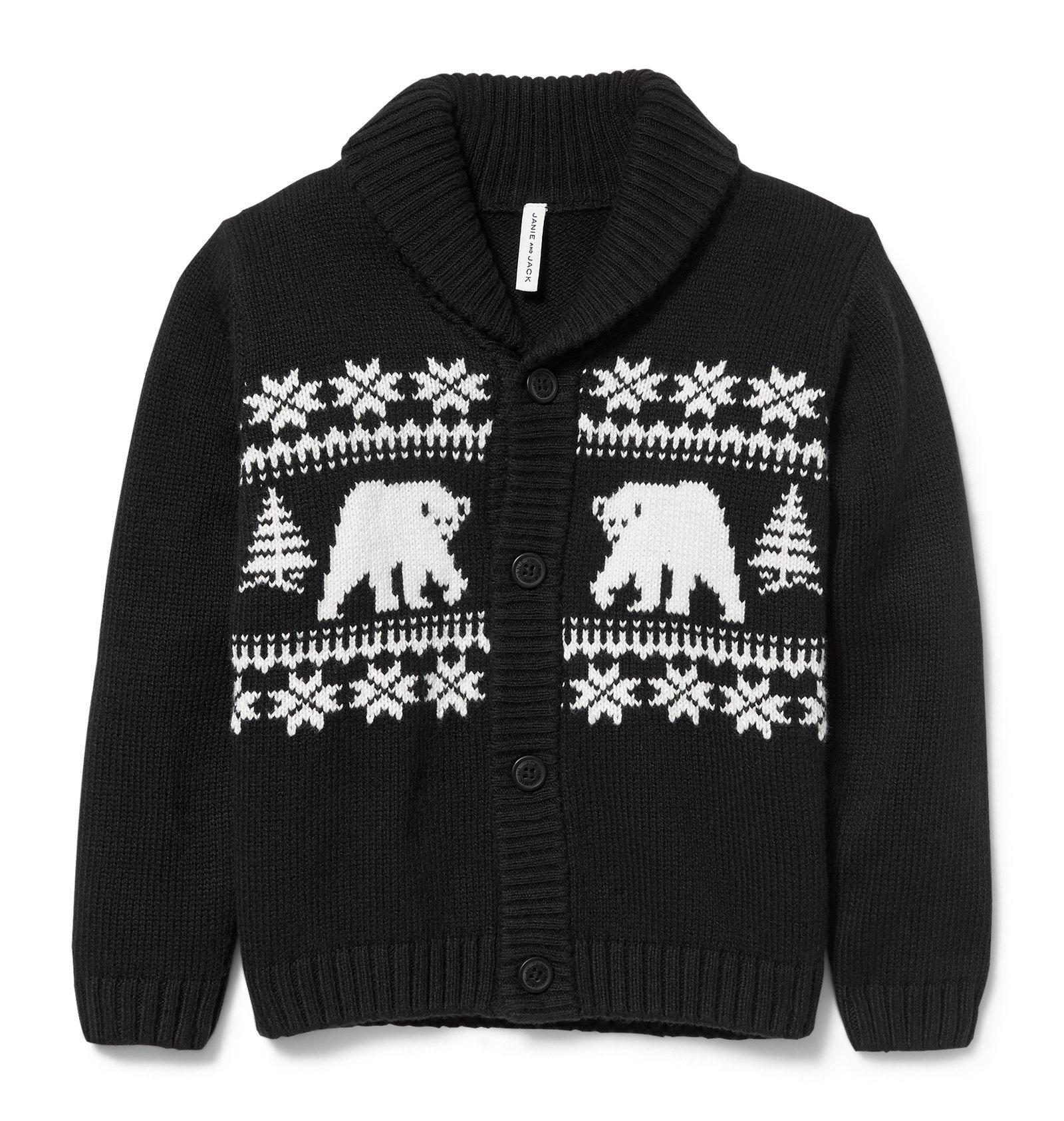 Polar Bear Shawl Cardigan 