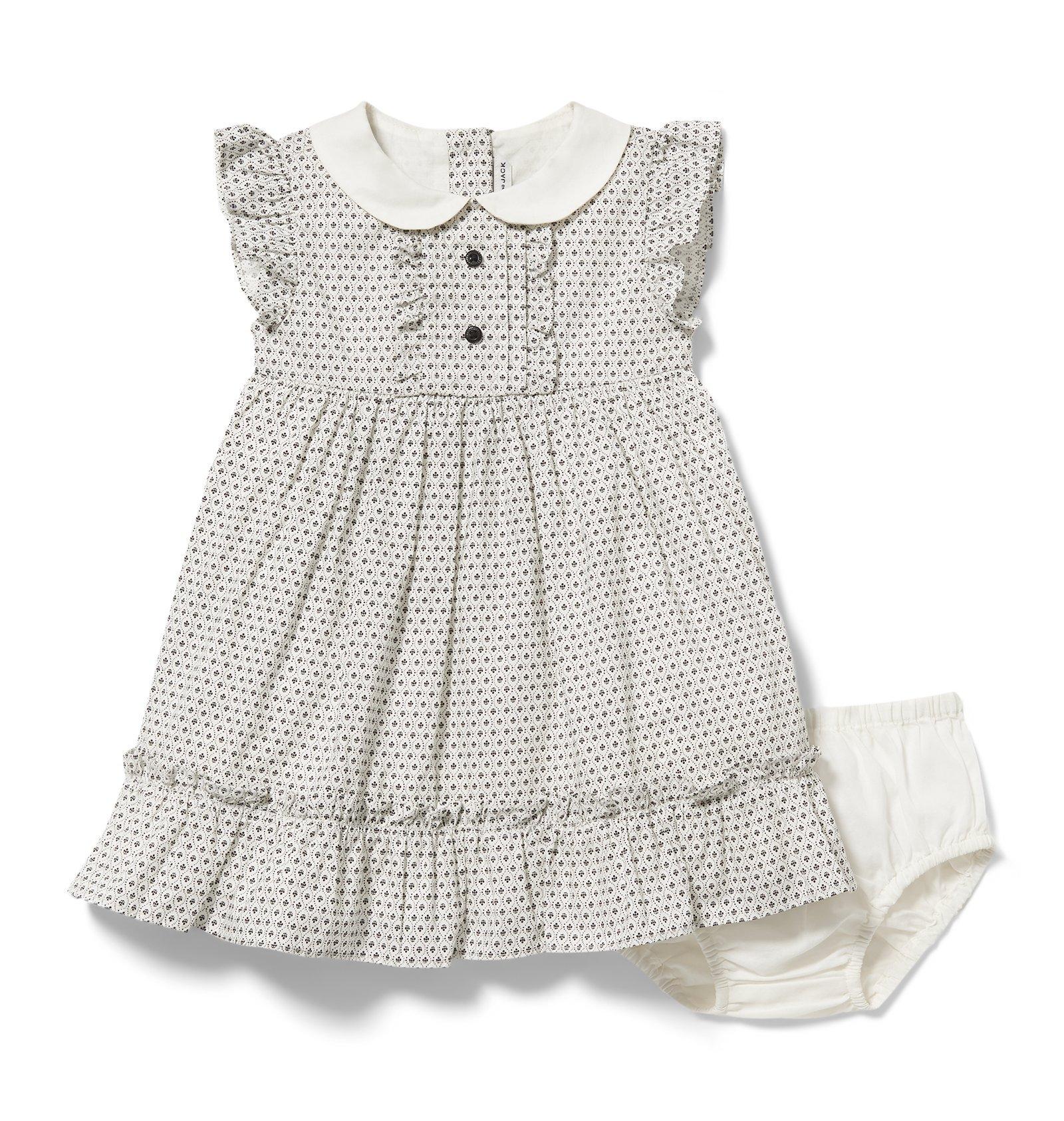Collared Mini Floral Dress  image number 0