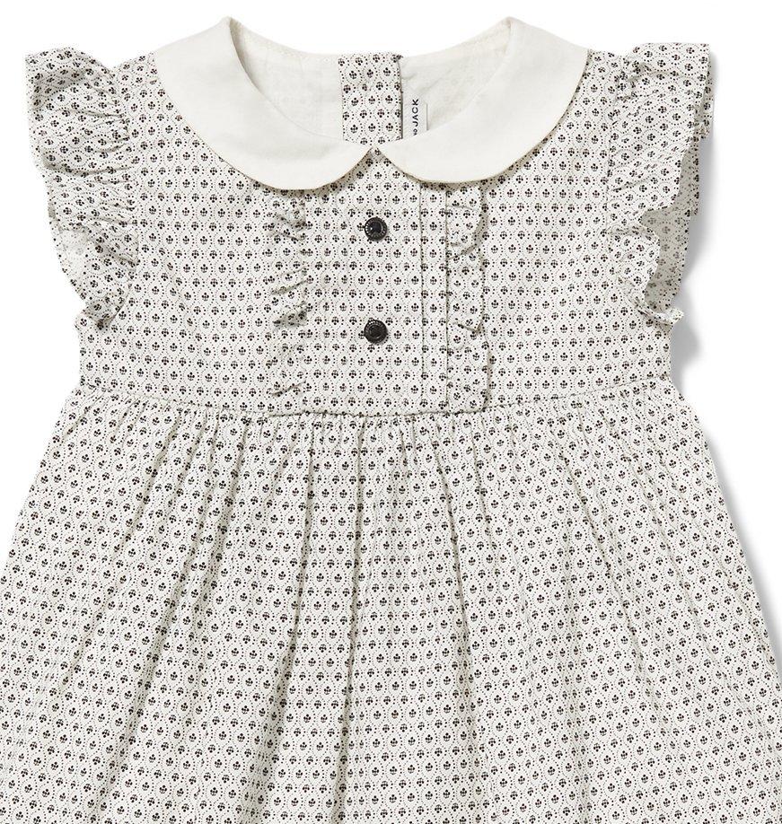 Collared Mini Floral Dress  image number 2