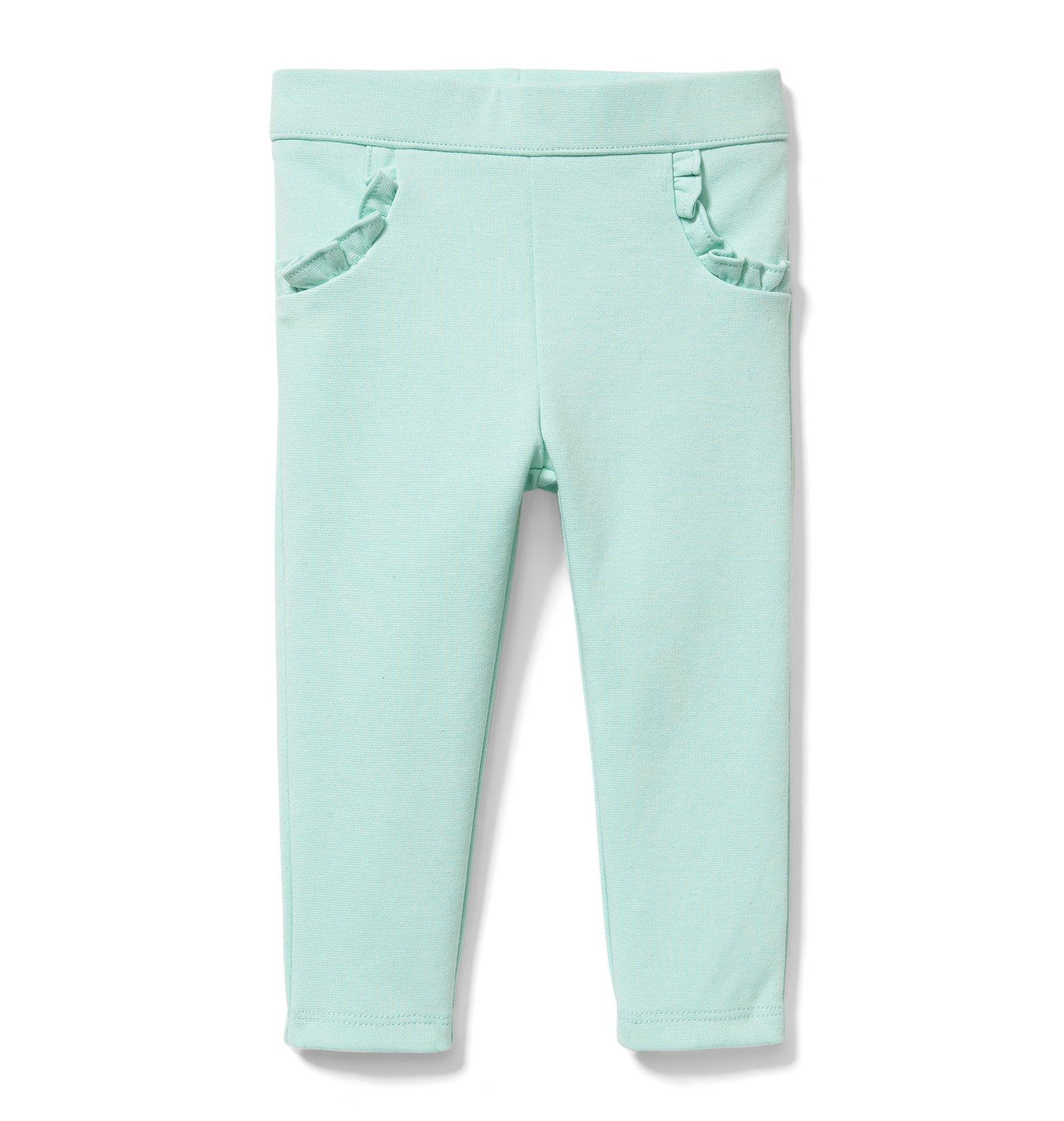 Ruffle Trim Ponte Pant image number 0
