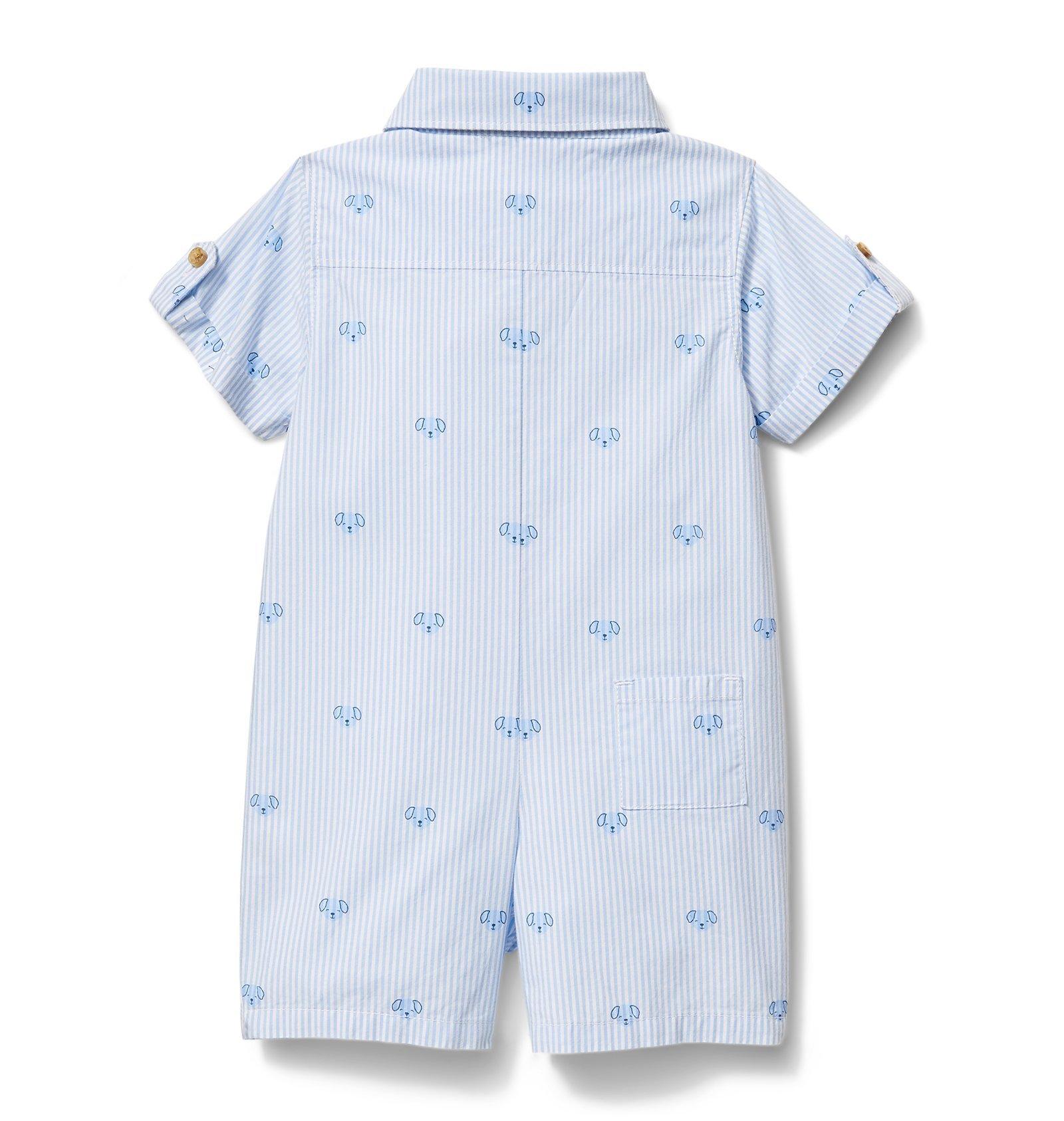 Dog Stripe Shortie 1-Piece image number 1