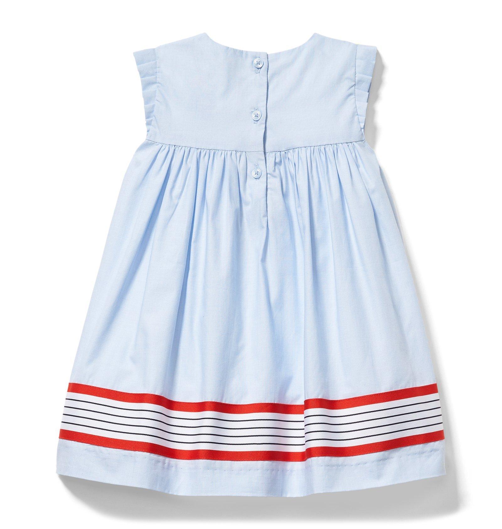 Striped Border Dress  image number 2