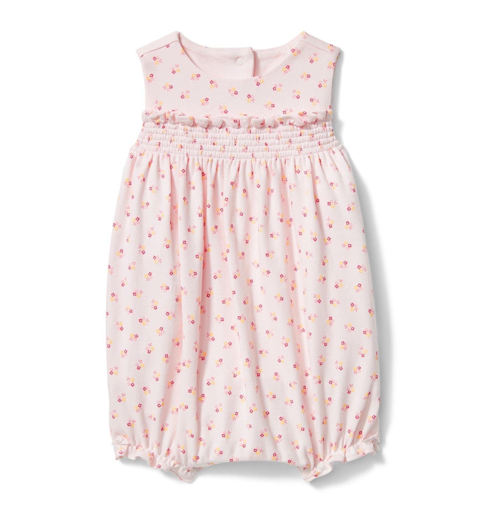 Smocked Floral 1-Piece image number 0