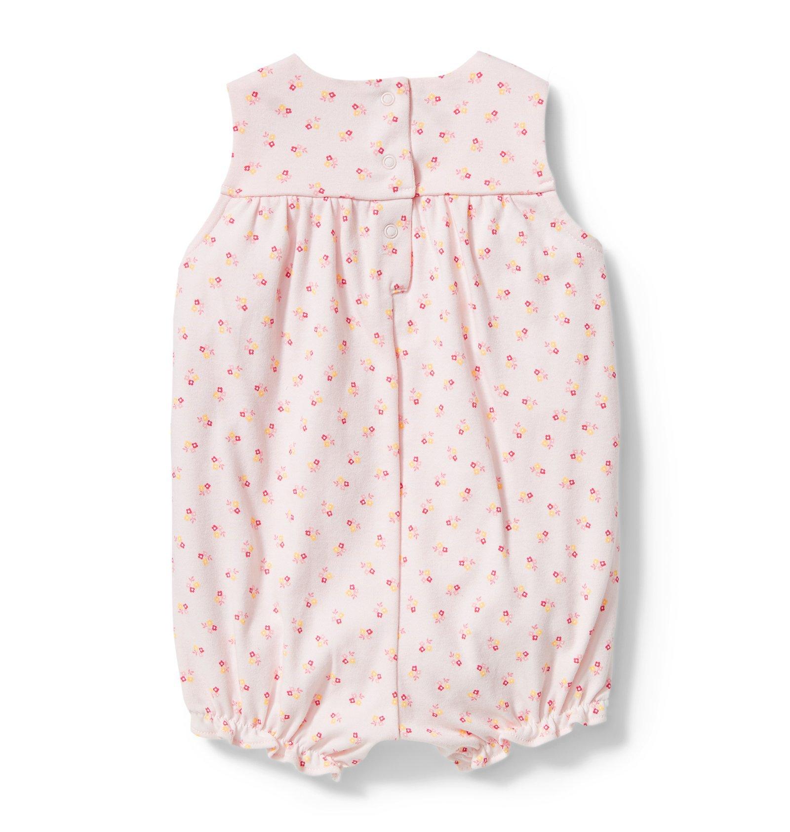 Smocked Floral 1-Piece image number 1