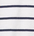 Stripe Shawl Collar 1-Piece image number 2