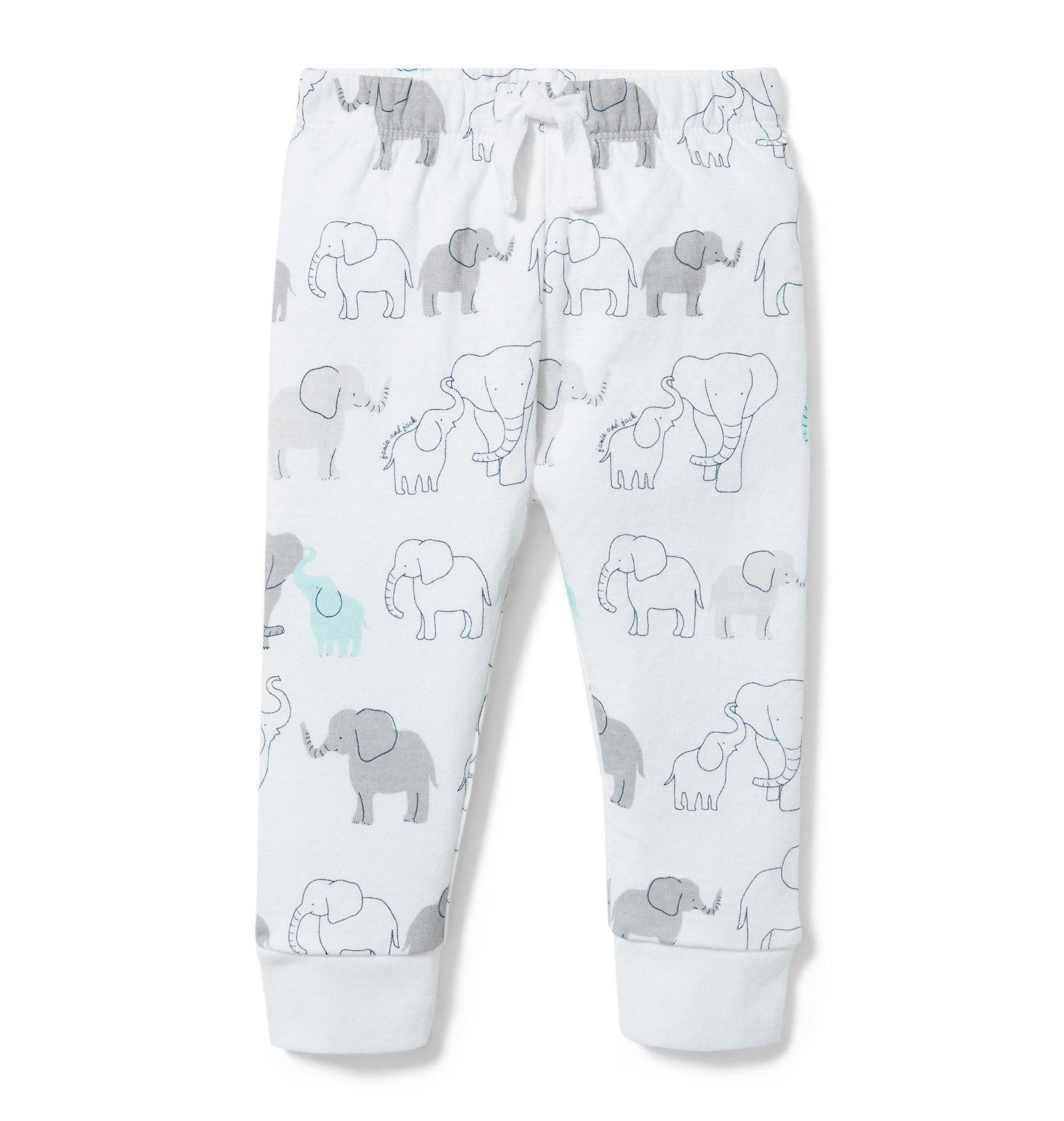 Elephant Print Jogger image number 0