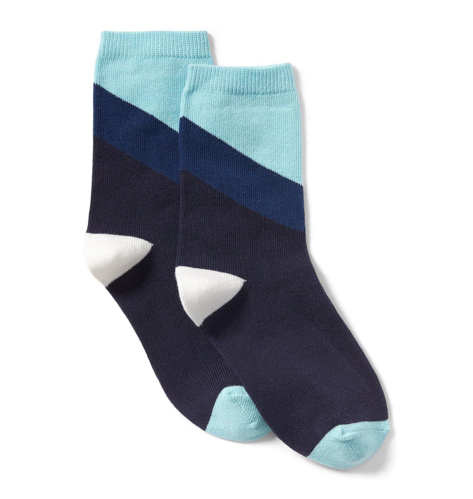 Colorblocked Sock