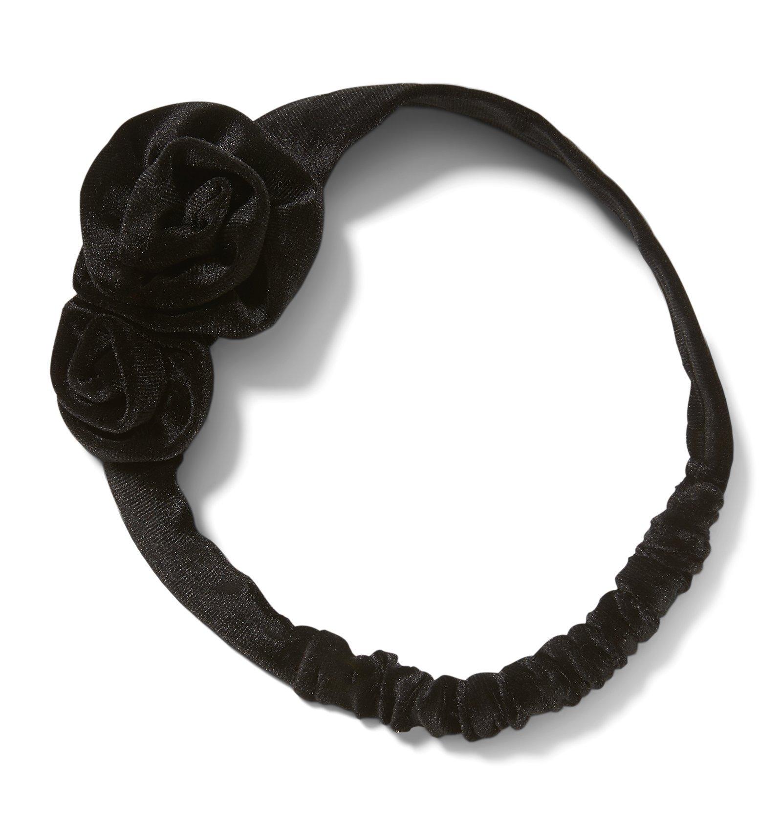 Velvet Rosette Headband  image number 0