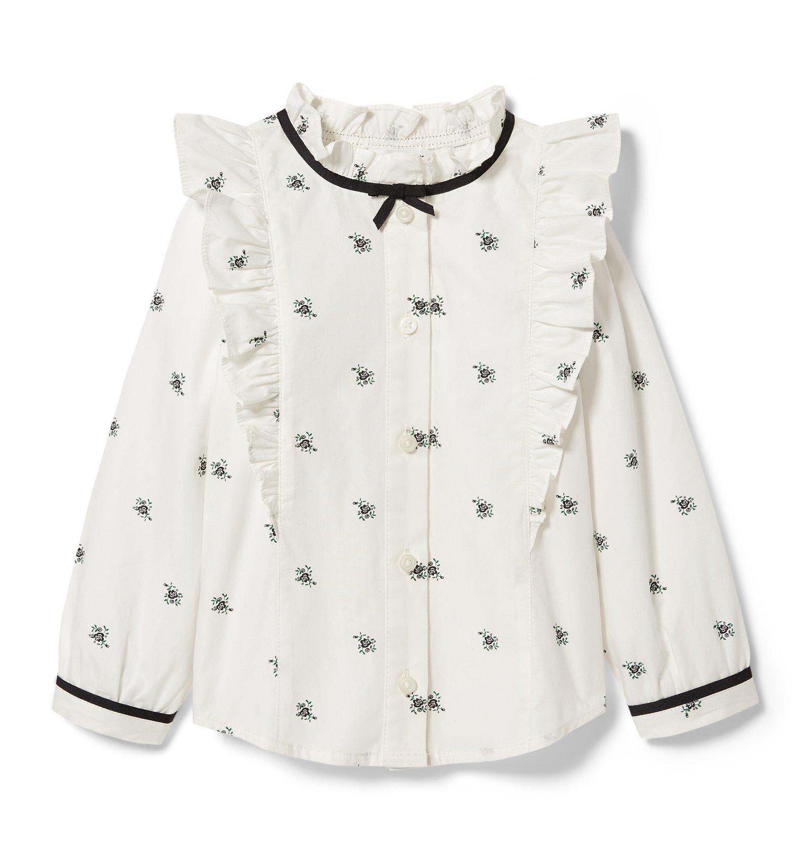Floral Ruffle Shirt  image number 0