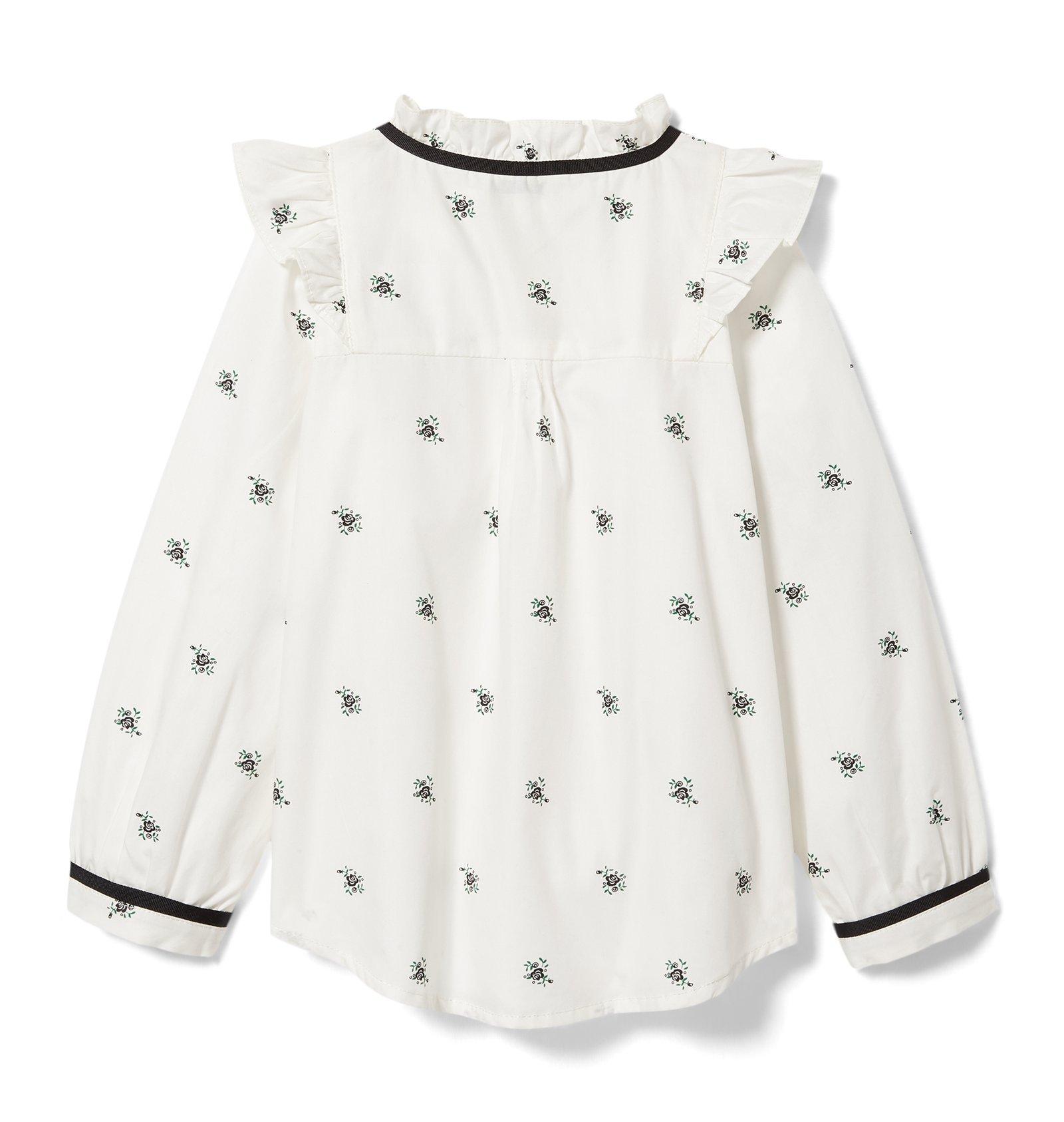 Floral Ruffle Shirt  image number 1