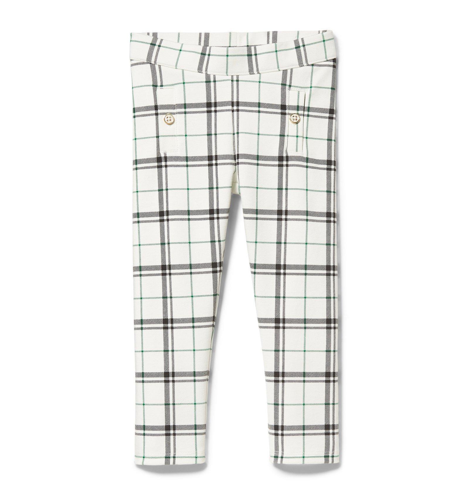 Plaid Ponte Pant 