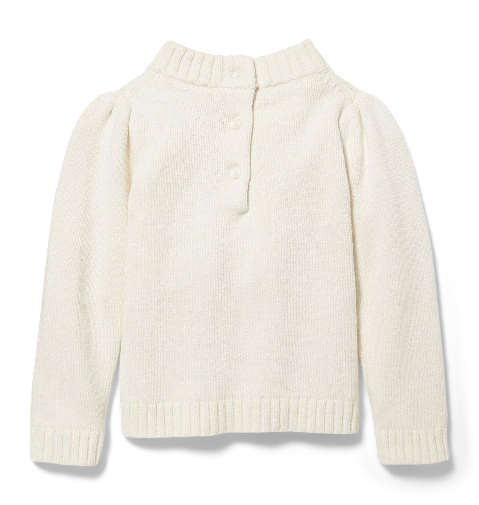 Bow Cable Knit Sweater  image number 1