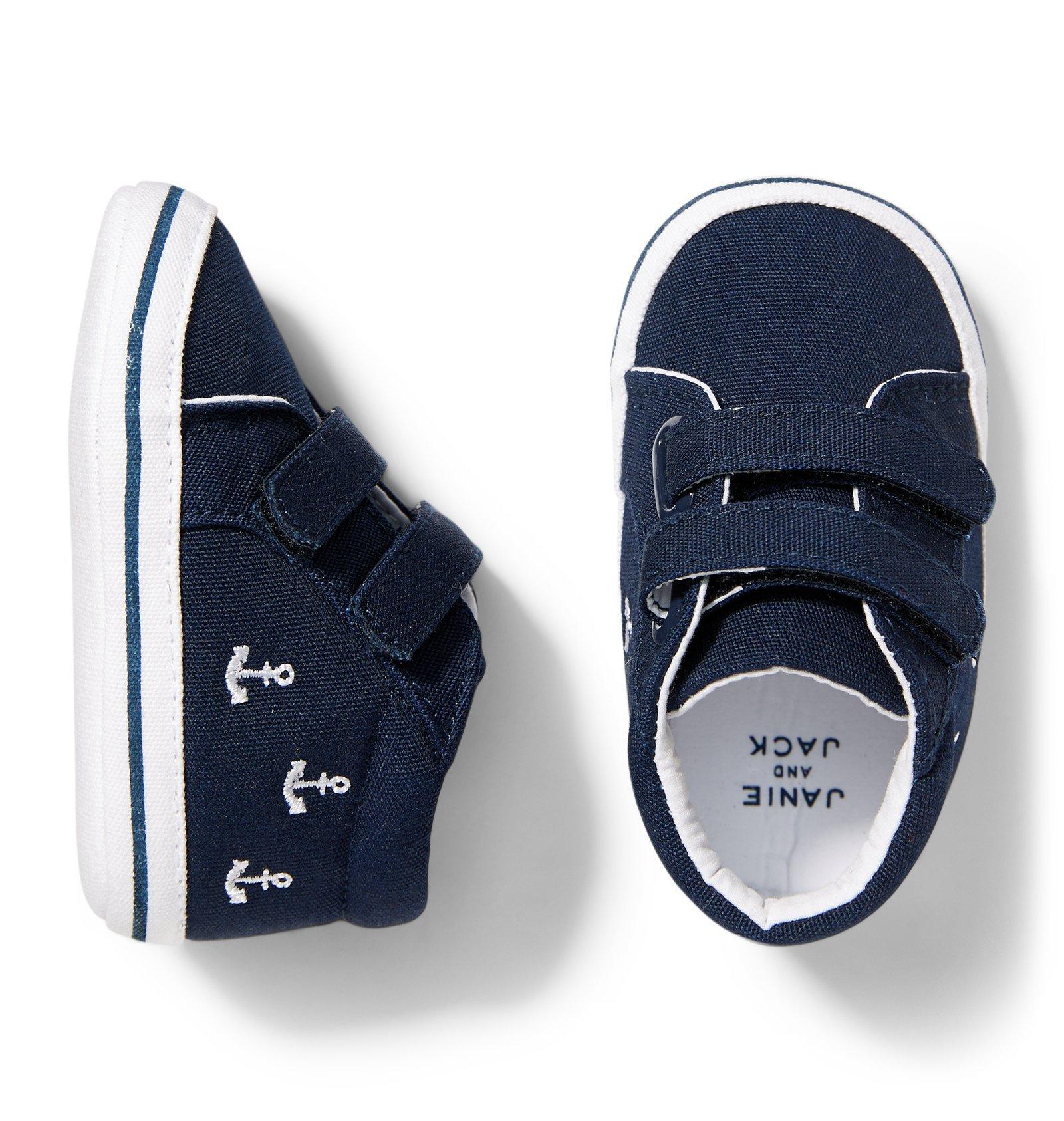 Anchor Sneaker Crib Shoe  image number 0