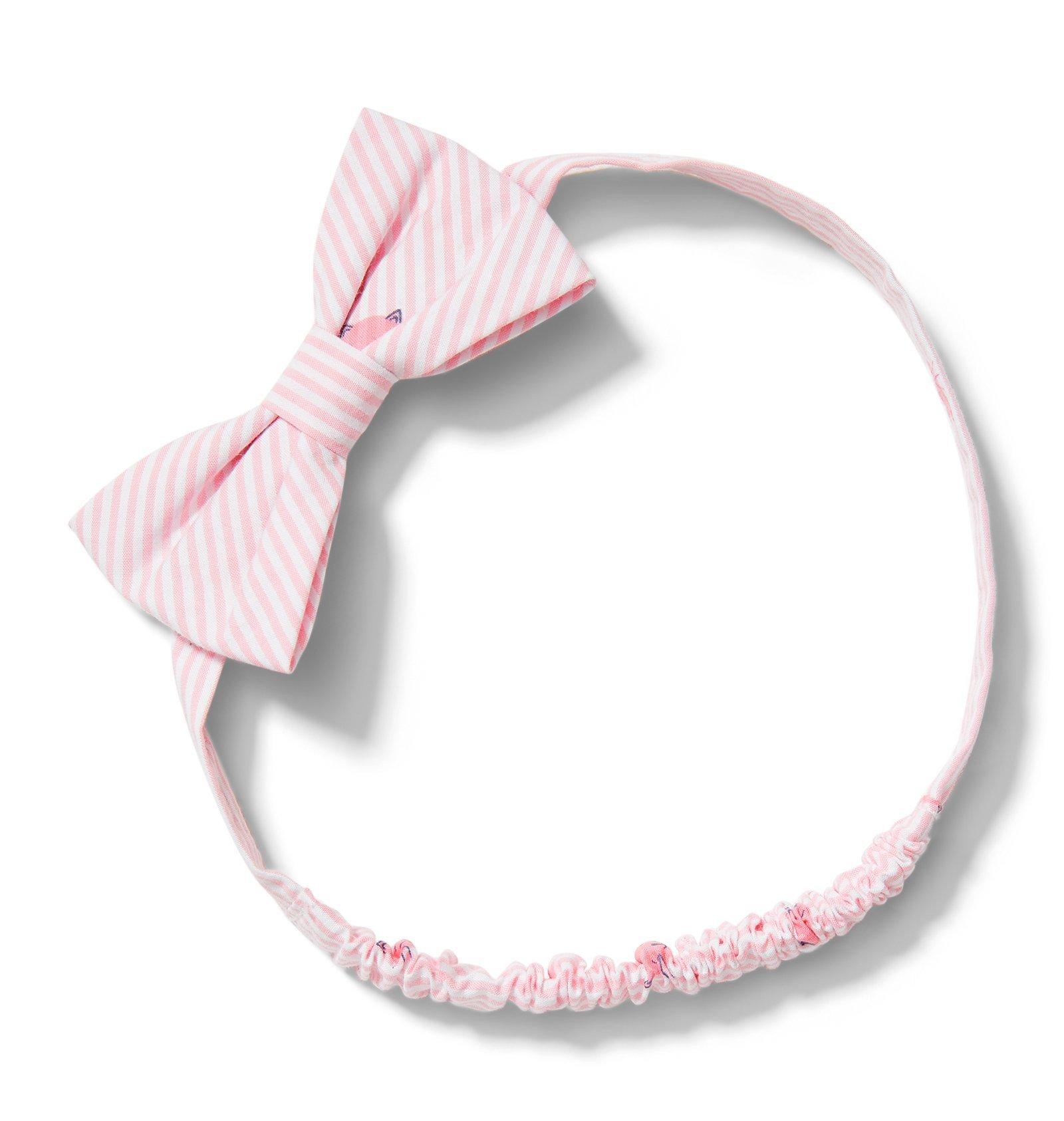 Kitty Stripe Soft Bow Headband