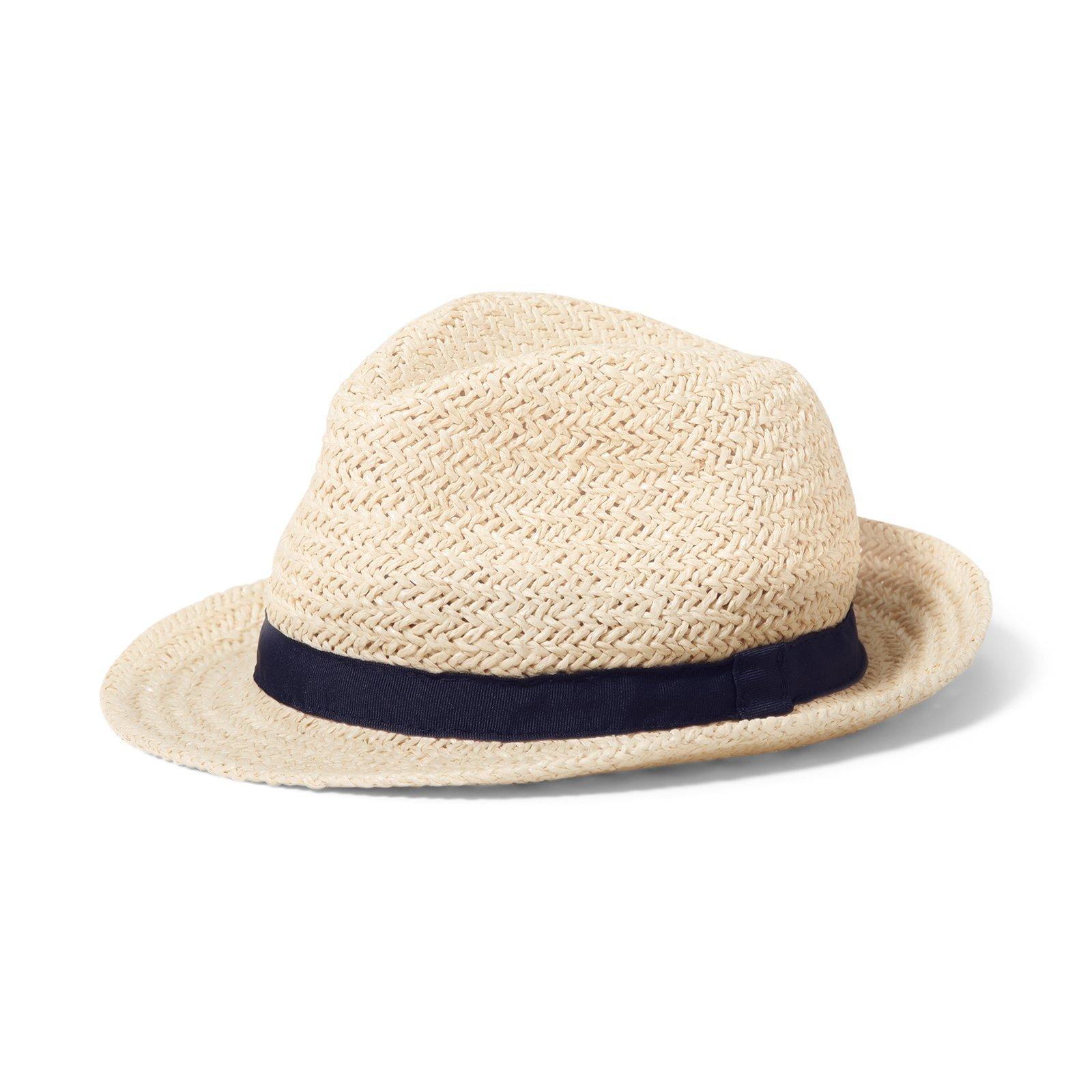 Navy Trim Fedora image number 0