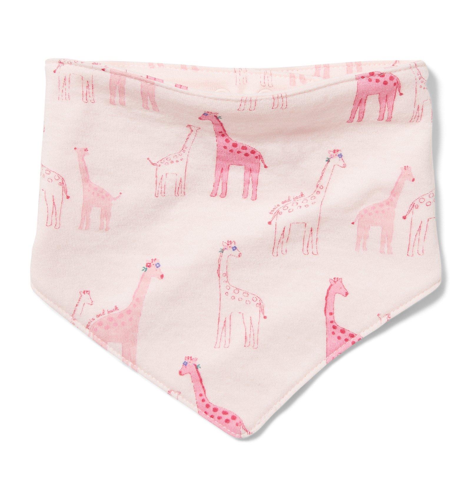 Giraffe Print Bandana Bib image number 0