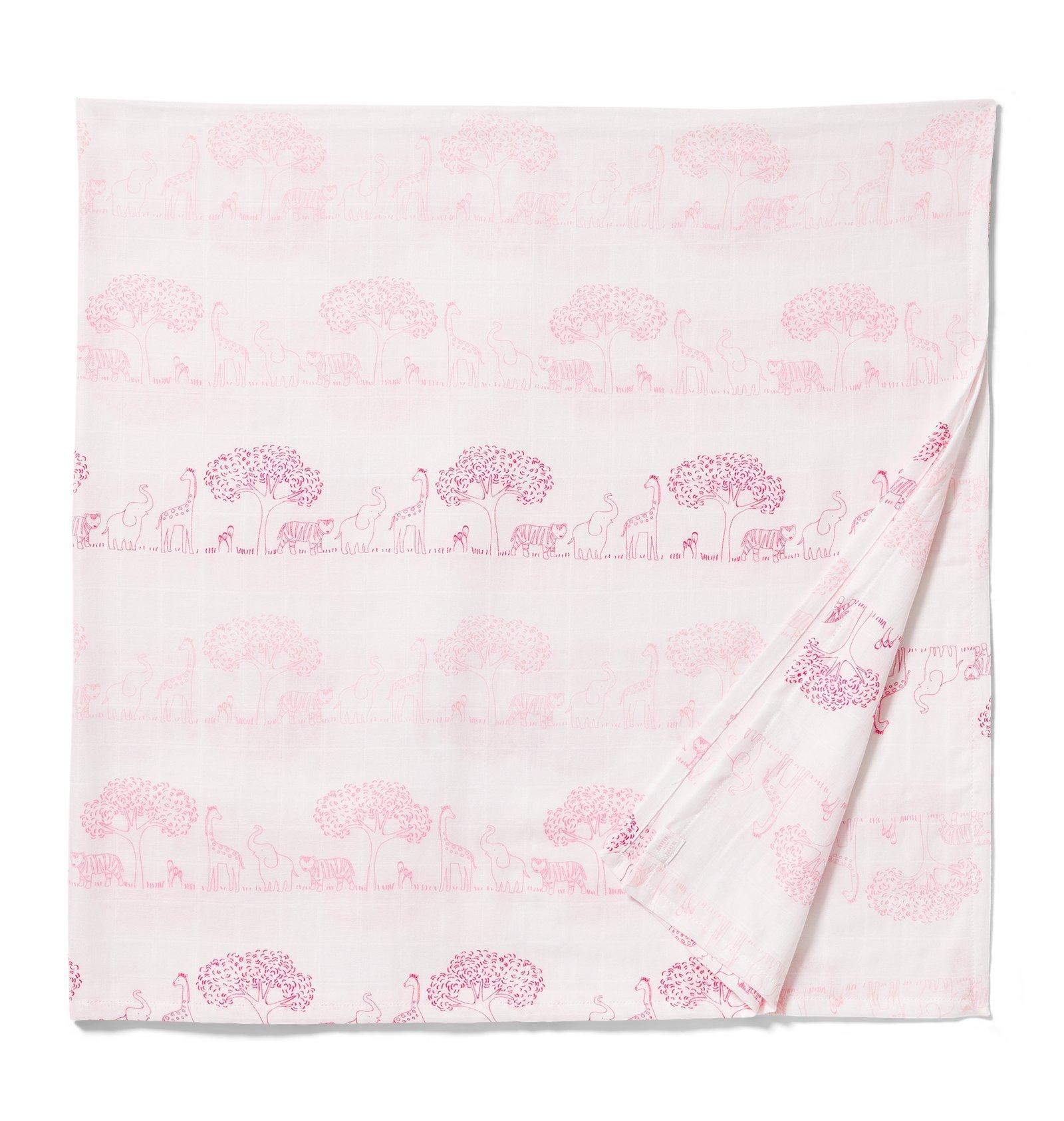 Animal Parade Swaddle Blanket image number 0