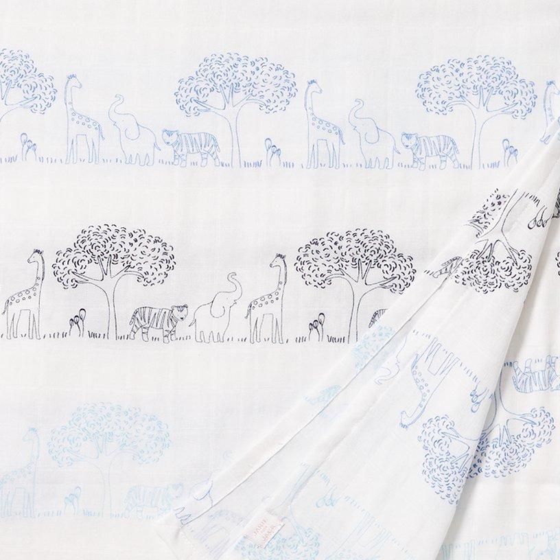 Animal Parade Swaddle Blanket image number 1