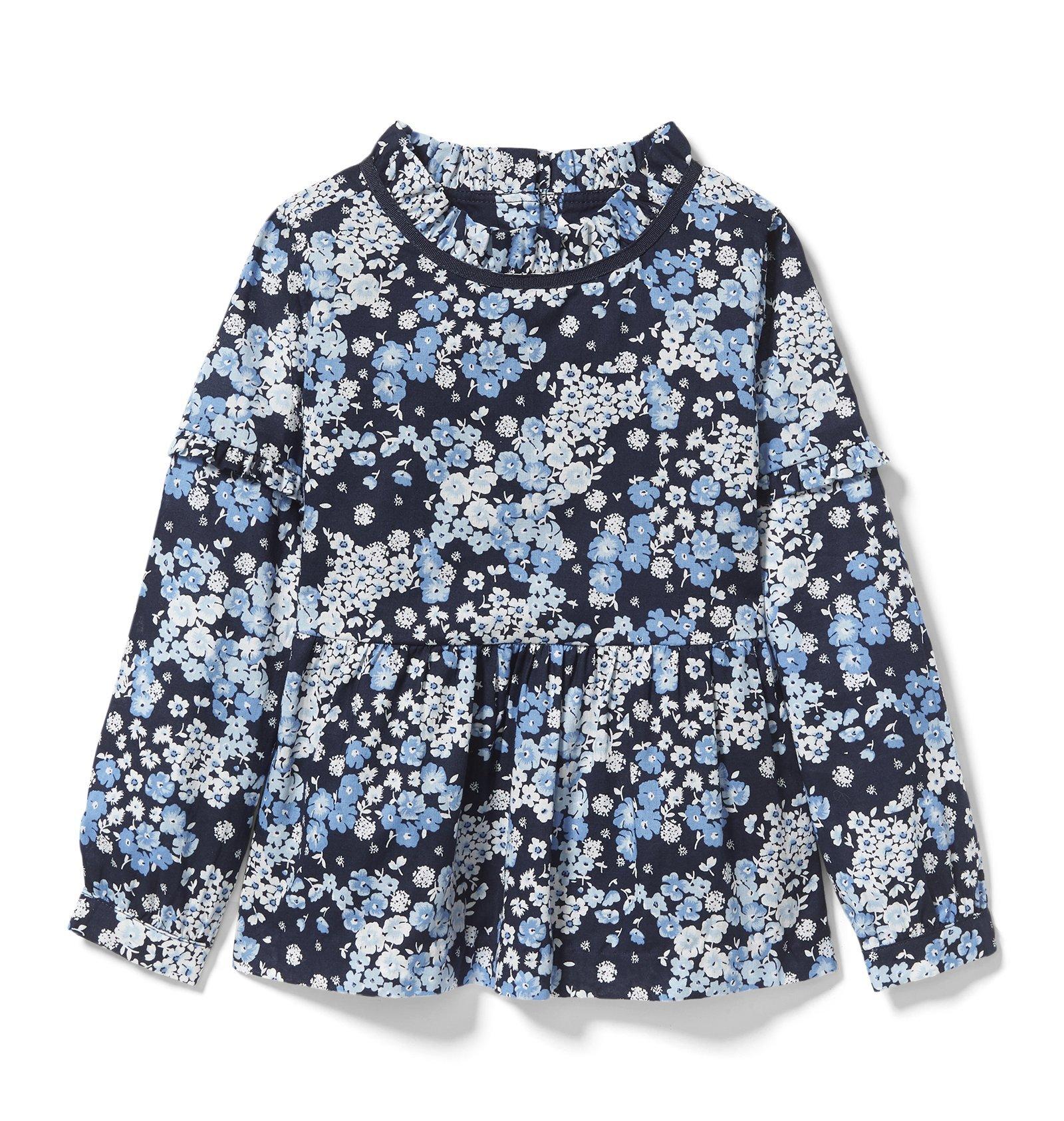Ditsy Floral Peplum Top image number 0