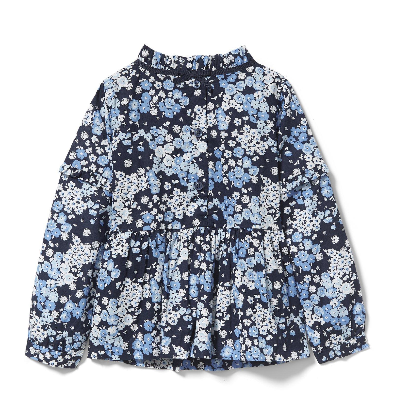Ditsy Floral Peplum Top image number 1