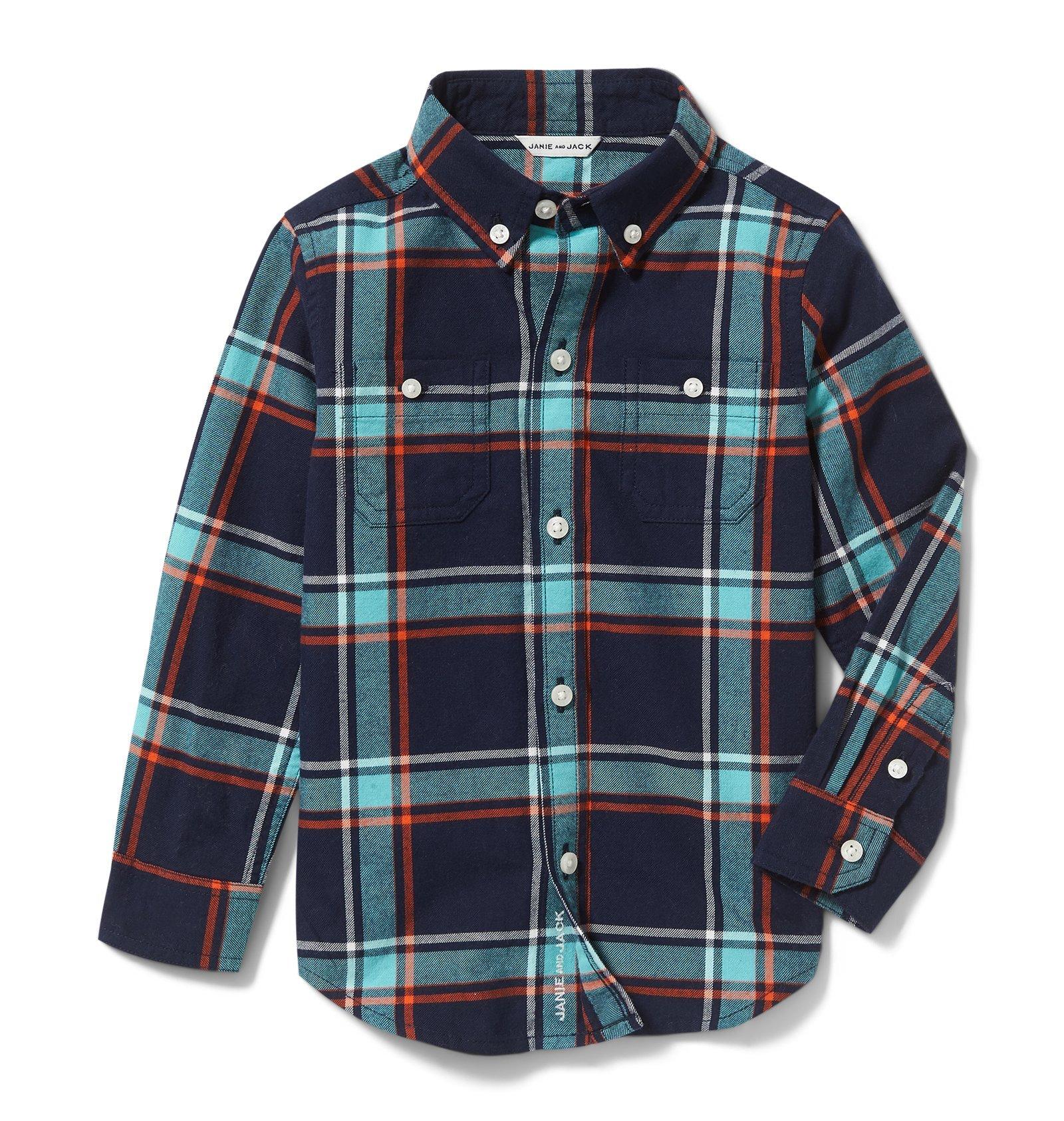 Plaid Brushed Twill Shirt  image number 0