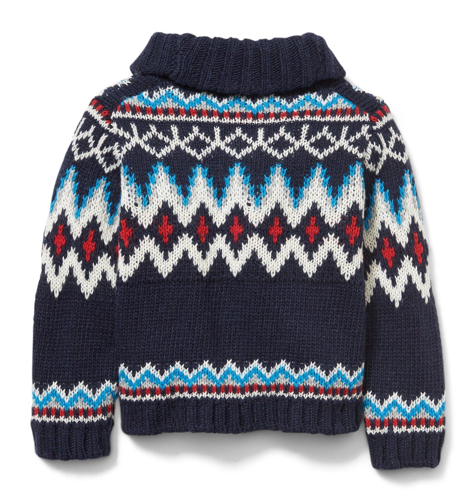 Fair Isle Shawl Cardigan  image number 1