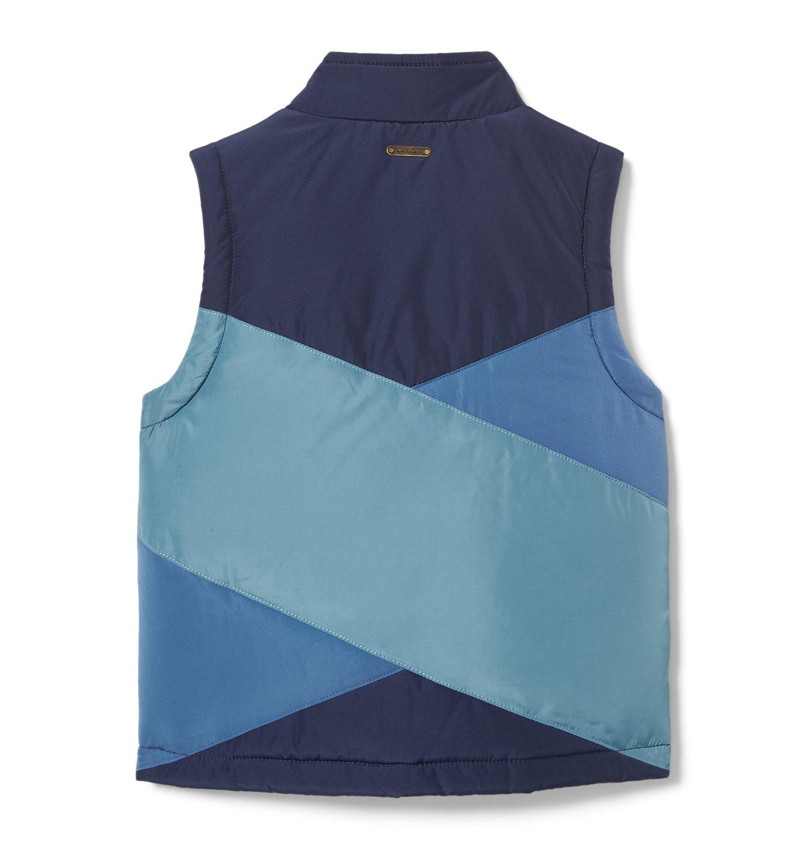 Colorblocked Puffer Vest  image number 1