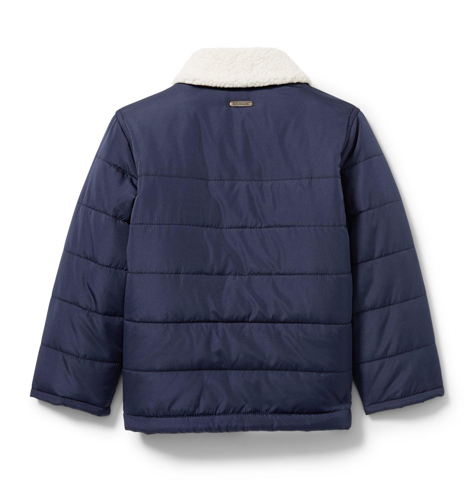 Water Resistant Sherpa Lined Puffer Jacket image number 2
