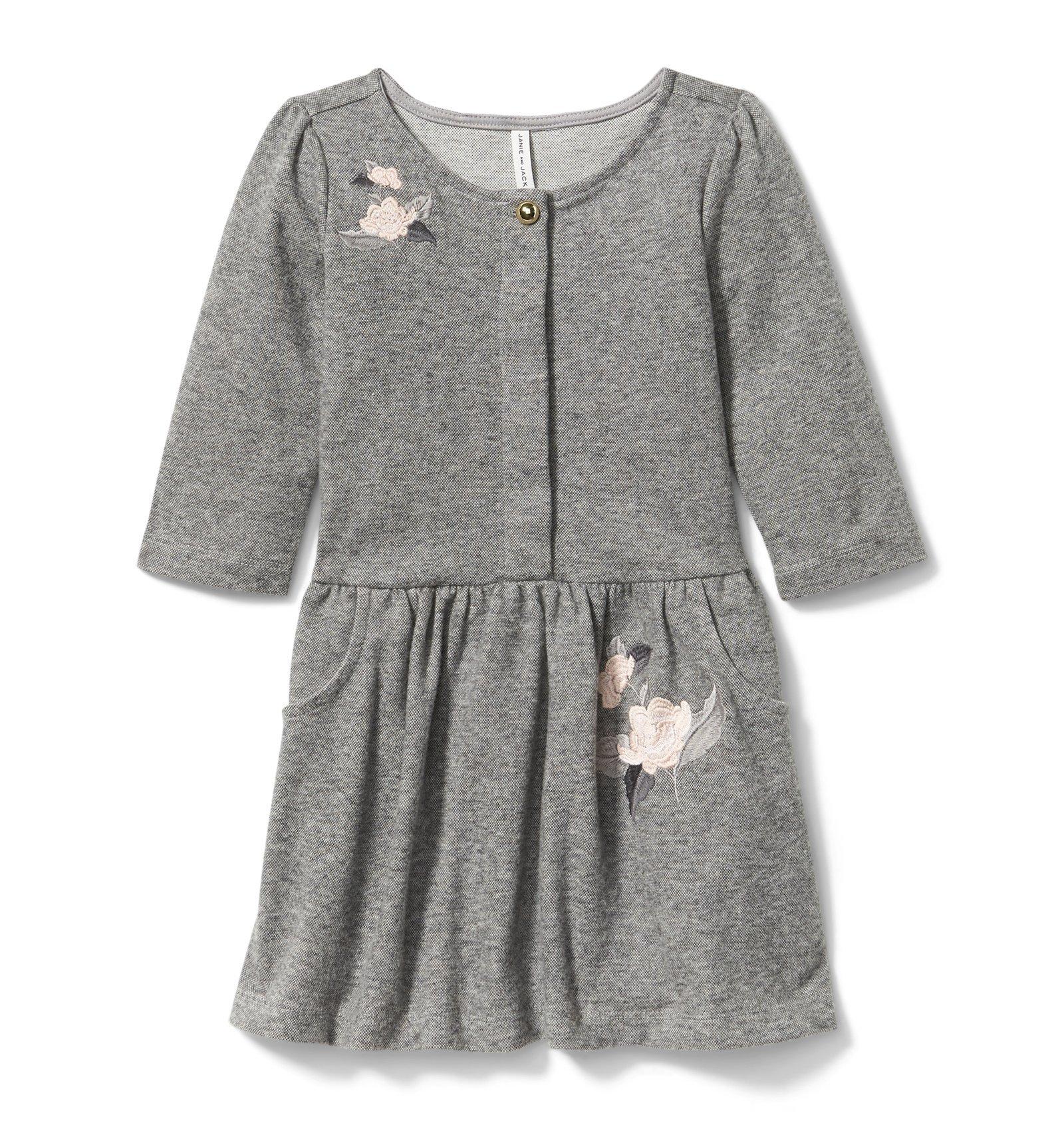 Embroidered Floral Dress image number 0