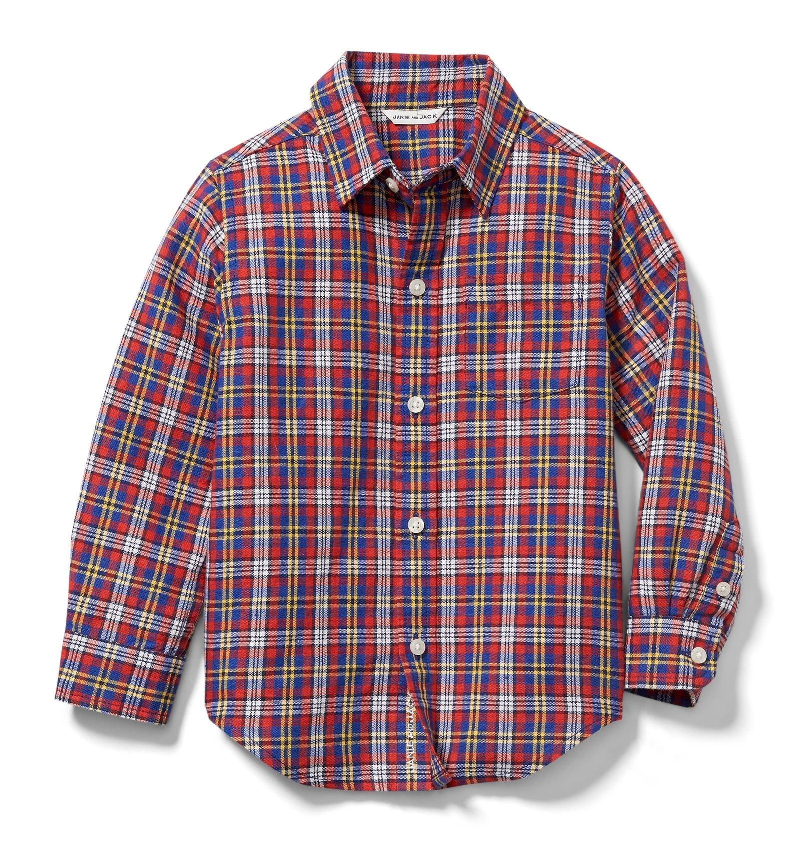 Plaid Linen Shirt  image number 0