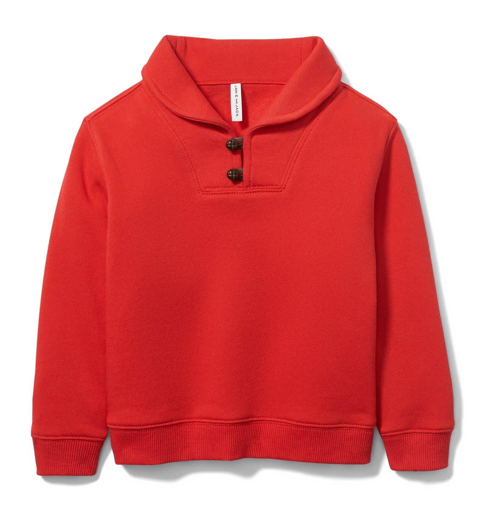 Shawl Collar Sweatshirt 