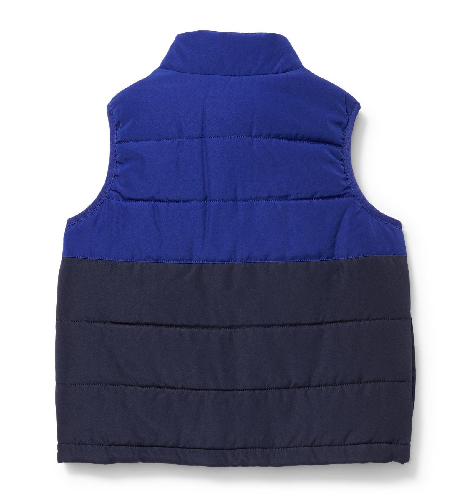 Colorblocked Puffer Vest  image number 2