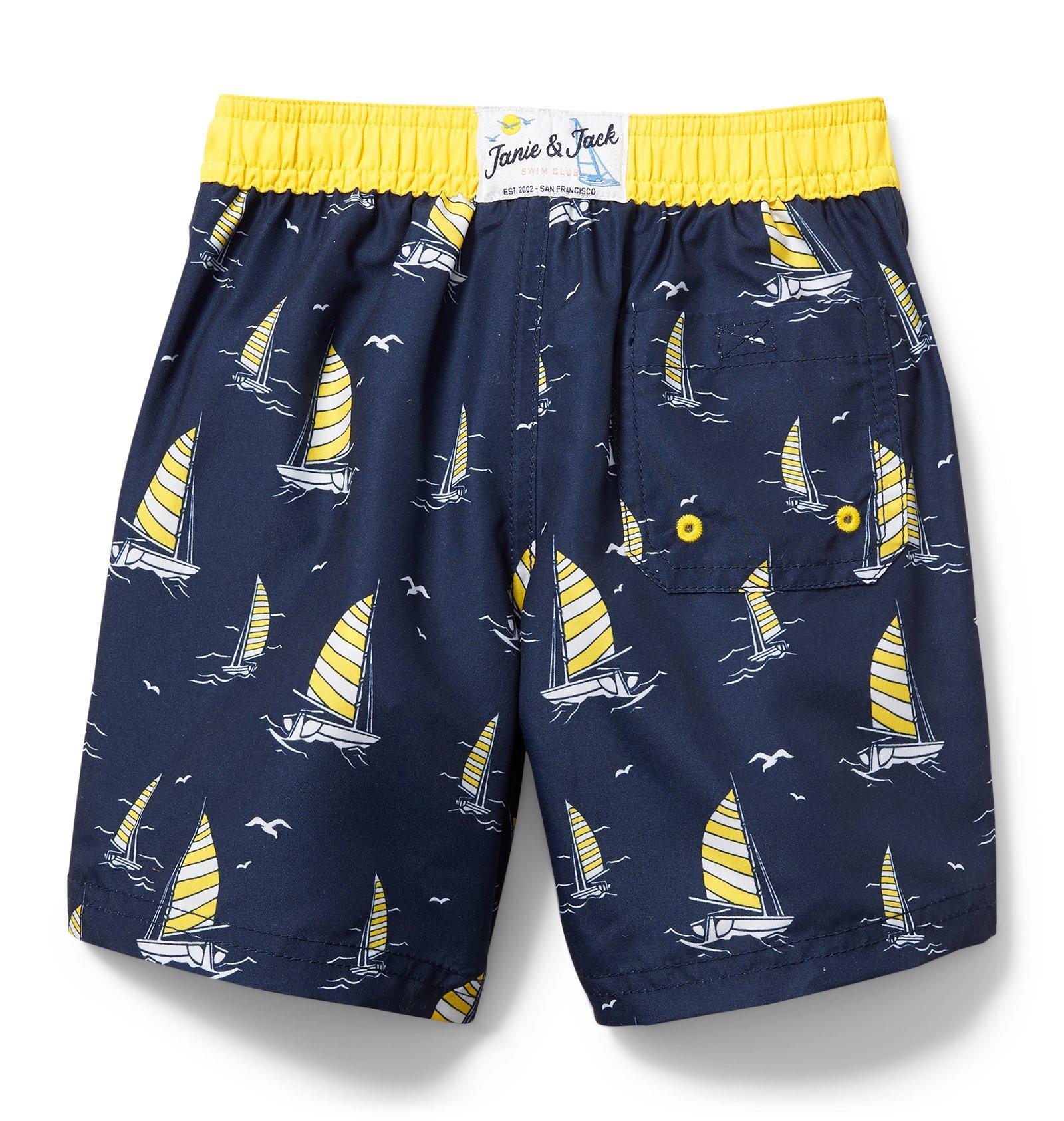 Sailboat Swim Trunk image number 1