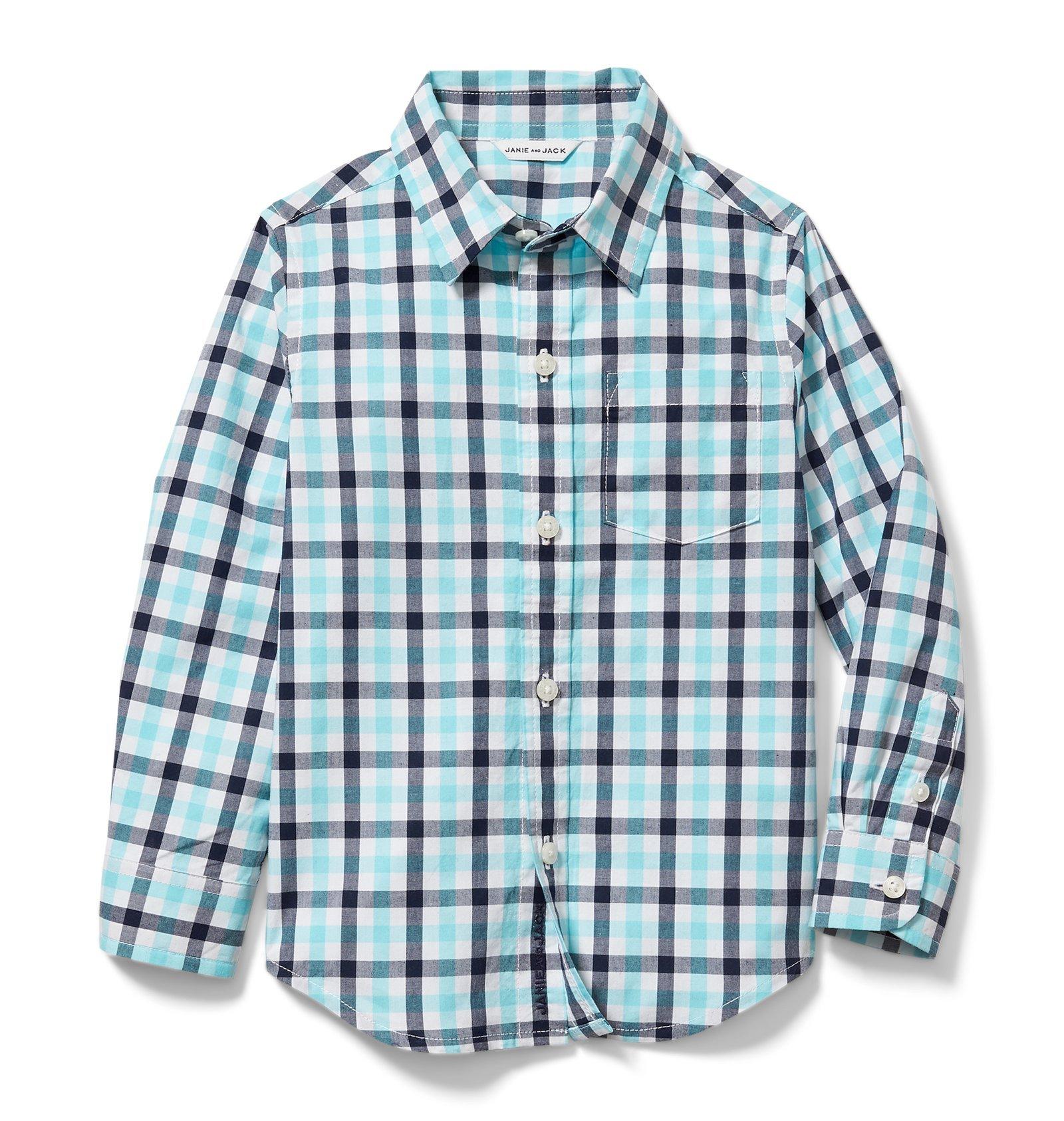 Gingham Poplin Shirt  image number 0