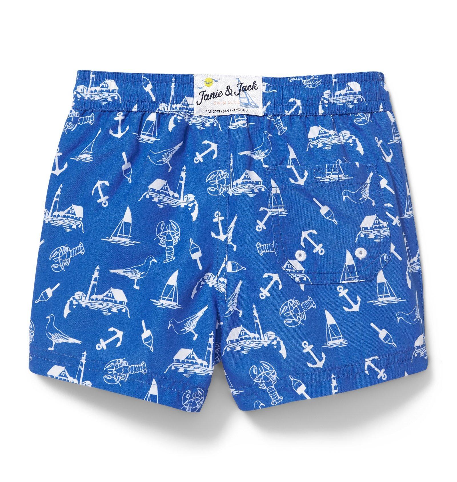 Nautical Icon Swim Trunk image number 2