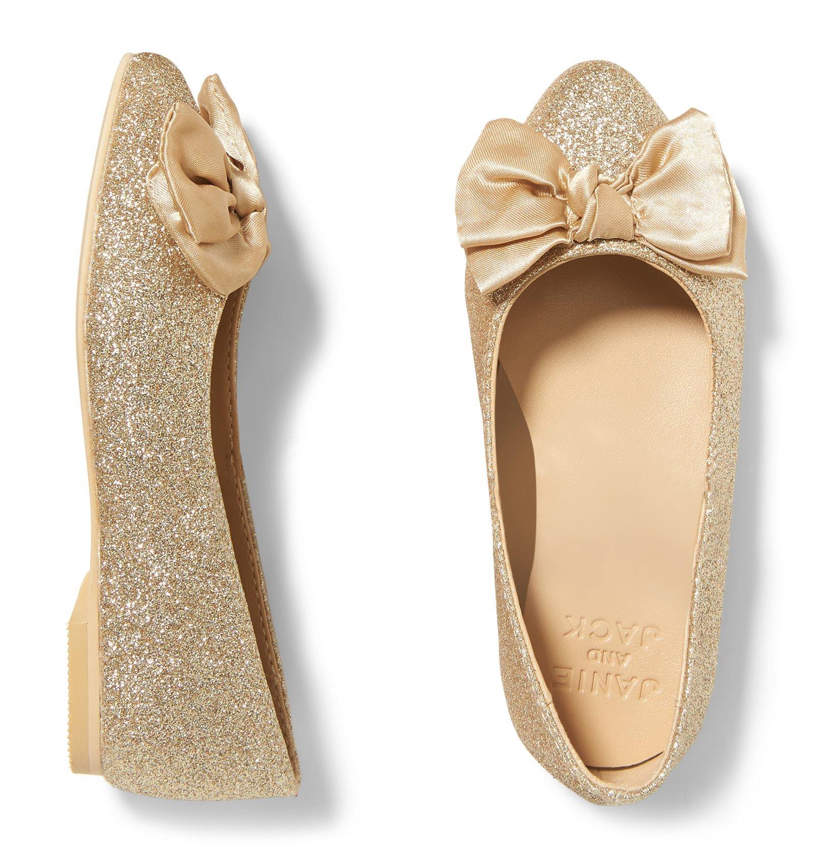 Glitter Bow Flat 