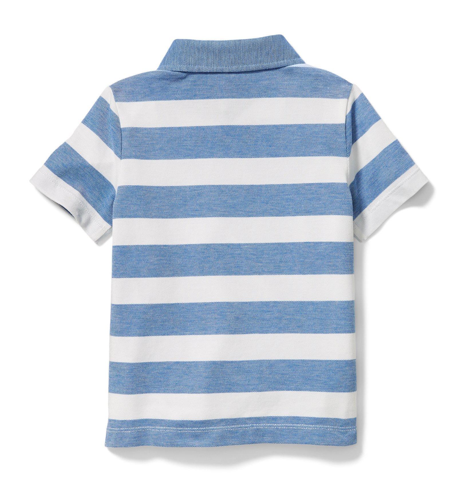 Striped Pique Polo image number 1